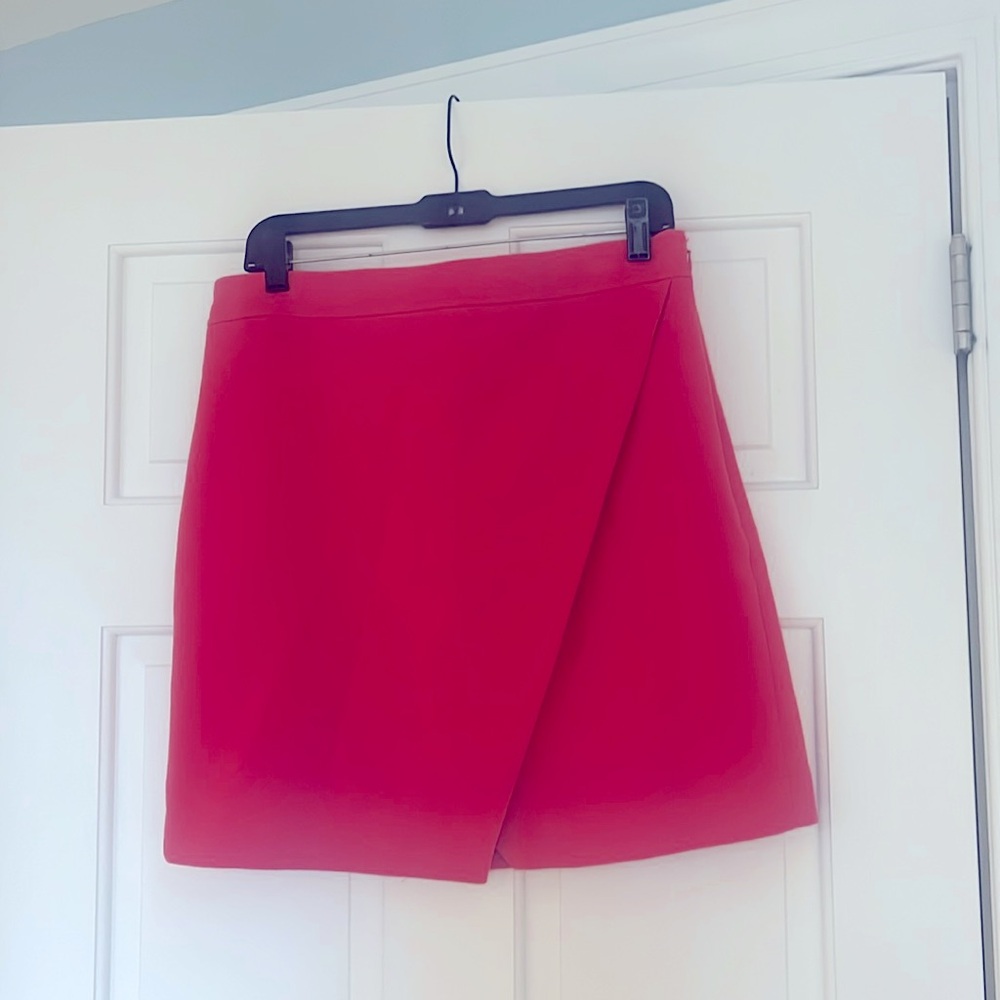 Loft mini wrap skirt